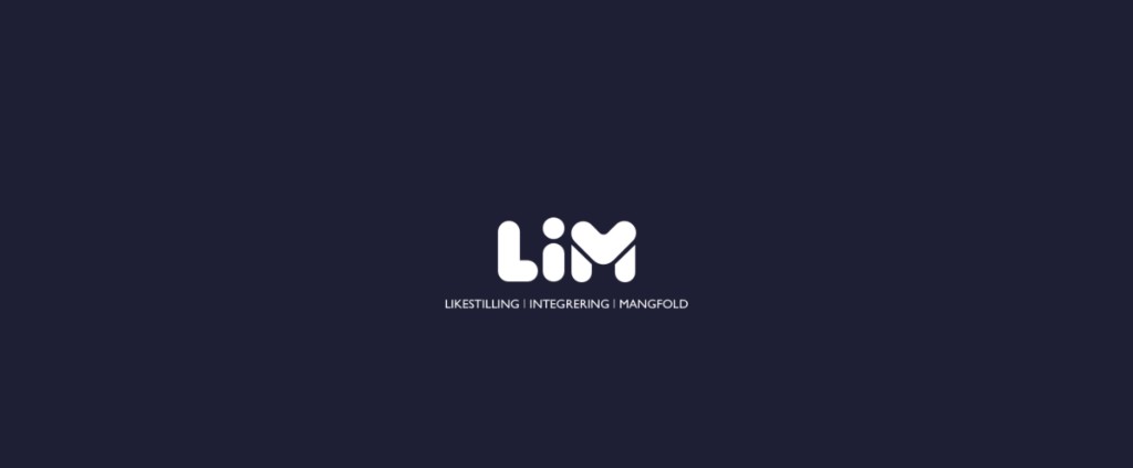 LIM-logo på mørk bakgrunn